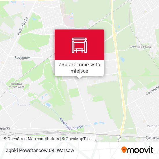 Mapa Ząbki Powstańców 04