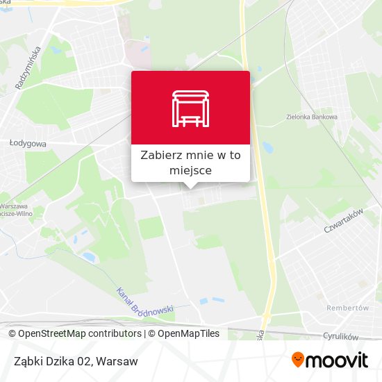 Mapa Ząbki Dzika 02