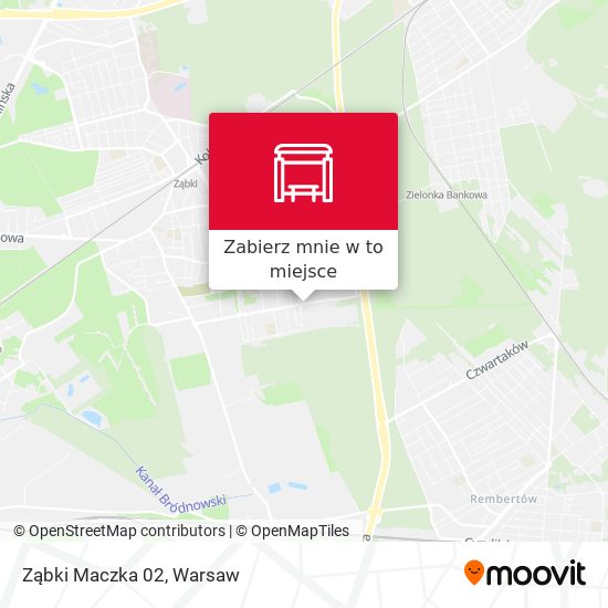 Mapa Ząbki Maczka 02