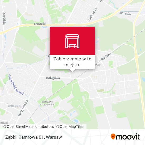 Mapa Ząbki Klamrowa 01