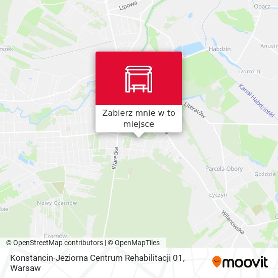 Mapa Konstancin-Jeziorna Centrum Rehabilitacji 01