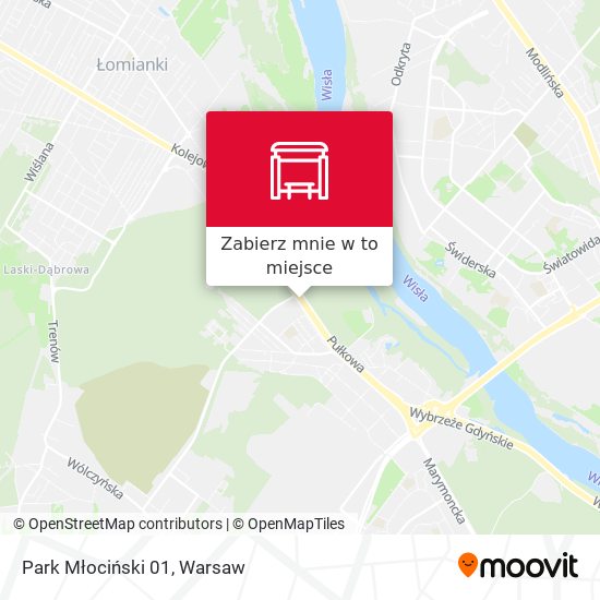 Mapa Park Młociński 01