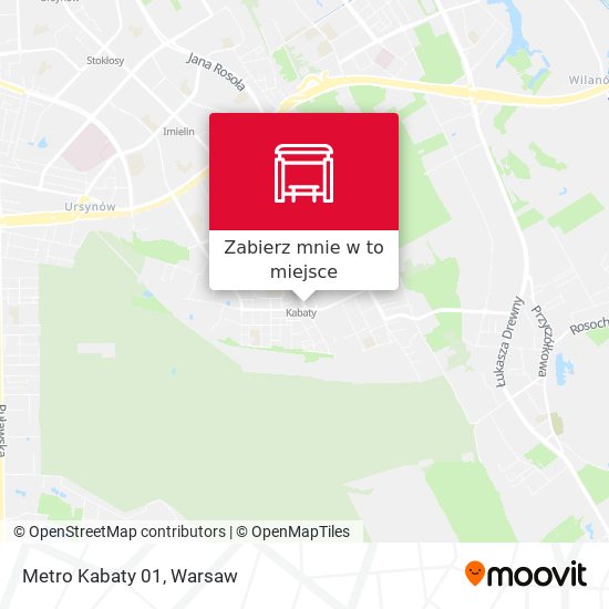 Mapa Metro Kabaty 01