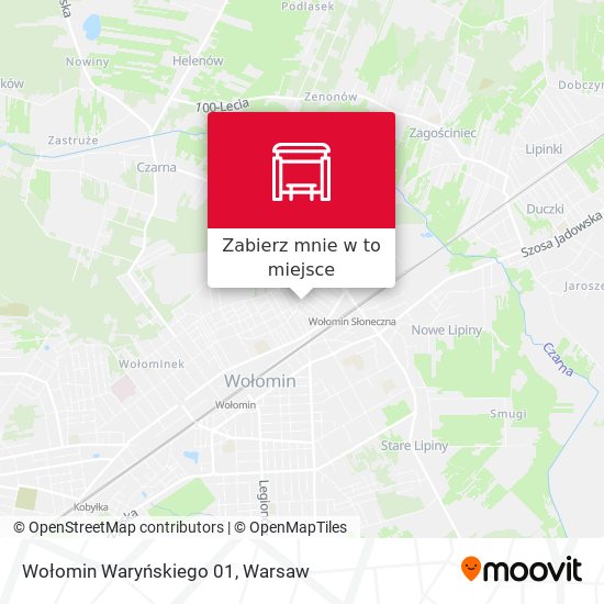 Mapa Wołomin Waryńskiego 01