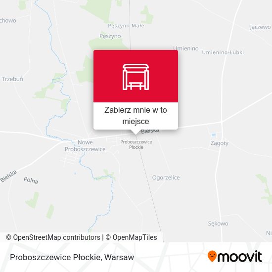 Mapa Proboszczewice Płockie