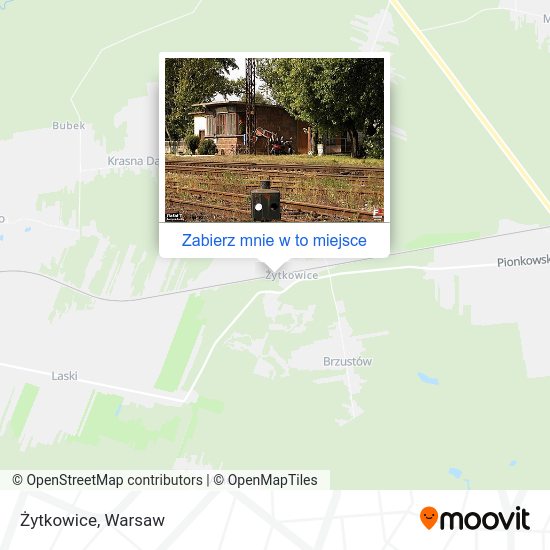 Mapa Żytkowice