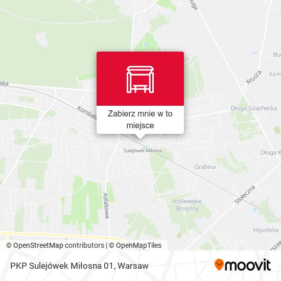 Mapa PKP Sulejówek Miłosna 01