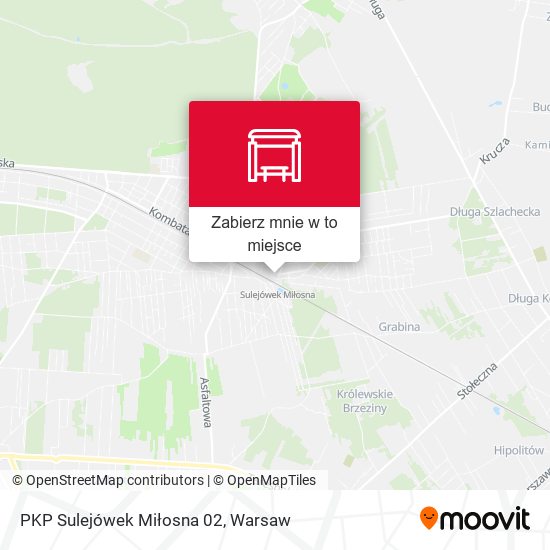 Mapa PKP Sulejówek Miłosna 02