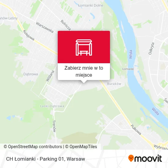 Mapa CH Łomianki - Parking 01