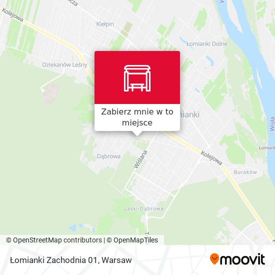 Mapa Łomianki Zachodnia 01