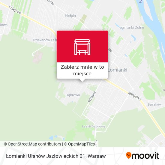 Mapa Łomianki Ułanów Jazłowieckich 01