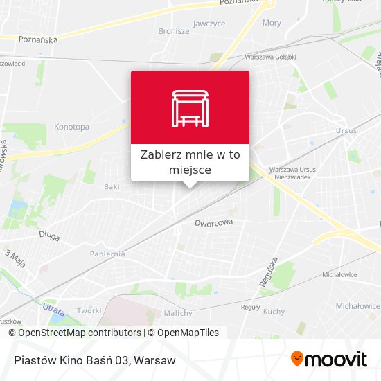 Mapa Piastów Kino Baśń 03