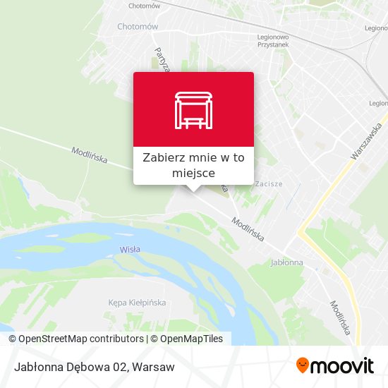 Mapa Jabłonna Dębowa