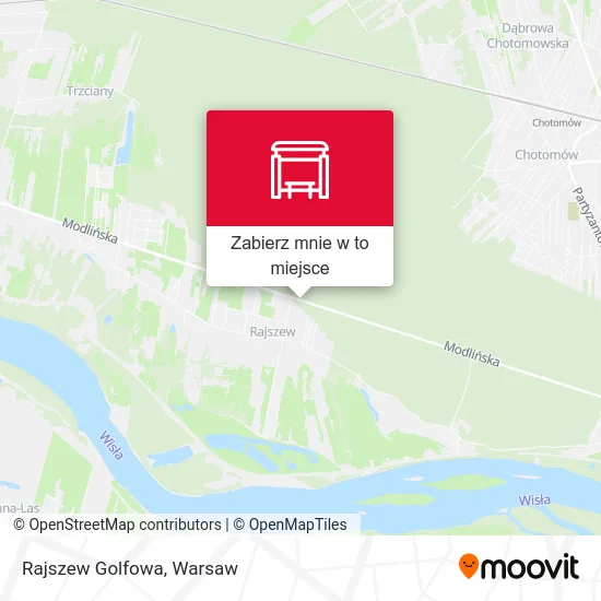 Mapa Rajszew Golfowa