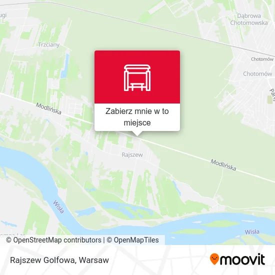 Mapa Rajszew Golfowa