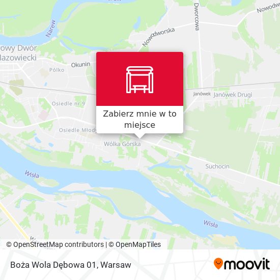 Mapa Boża Wola Dębowa