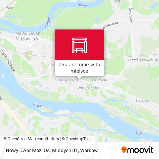 Mapa Nowy Dwór Maz. Os. Młodych 01