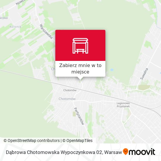 Mapa Dąbrowa Chotomowska Wypoczynkowa 02