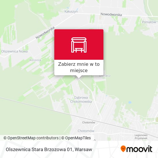 Mapa Olszewnica Stara Brzozowa 01