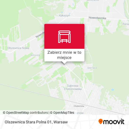 Mapa Olszewnica Stara Polna