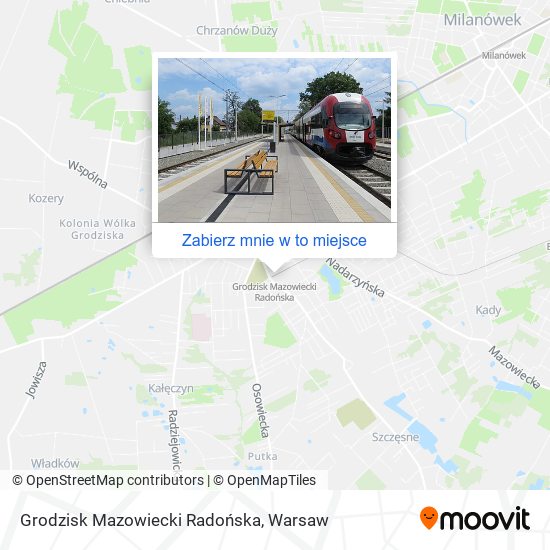 Mapa Grodzisk Mazowiecki Radońska