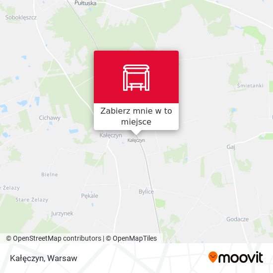 Mapa Kałęczyn