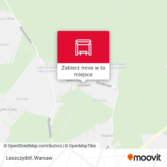 Mapa Leszczydół