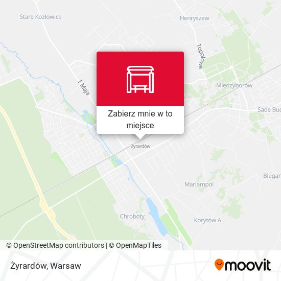 Mapa Żyrardów