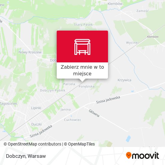 Mapa Dobczyn