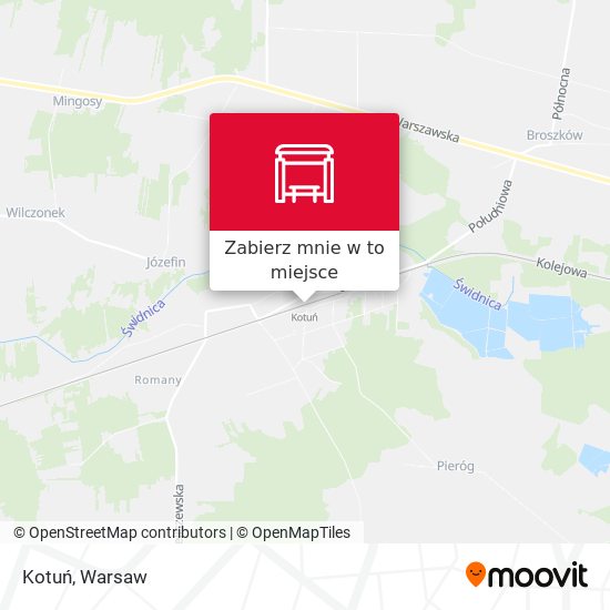 Mapa Kotuń