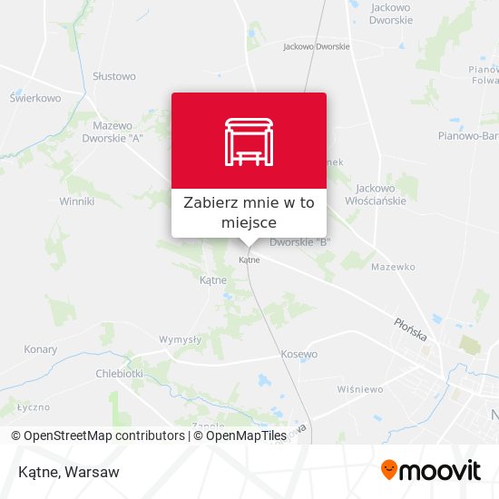 Mapa Kątne