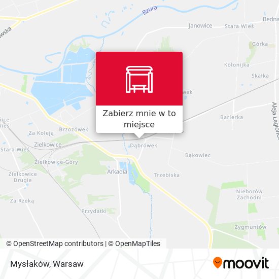 Mapa Mysłaków