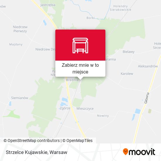 Mapa Strzelce Kujawskie