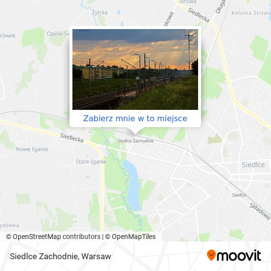 Mapa Siedlce Zachodnie