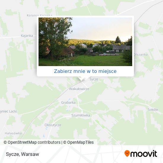 Mapa Sycze