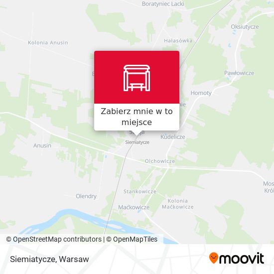 Mapa Siemiatycze