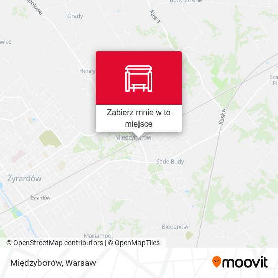 Mapa Międzyborów