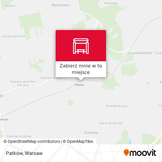 Mapa Patków