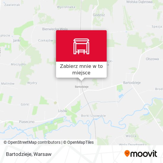 Mapa Bartodzieje