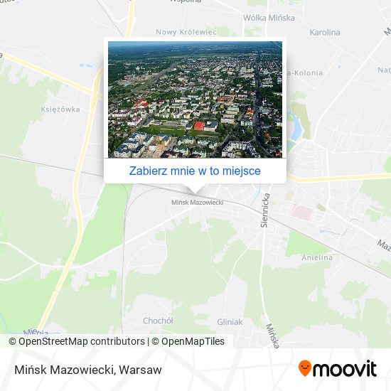 Mapa Mińsk Mazowiecki