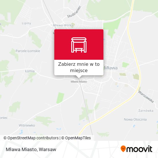 Mapa Mława Miasto