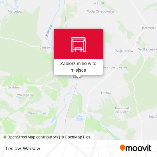 Mapa Lesiów