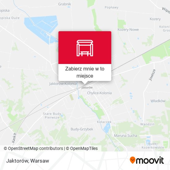 Mapa Jaktorów