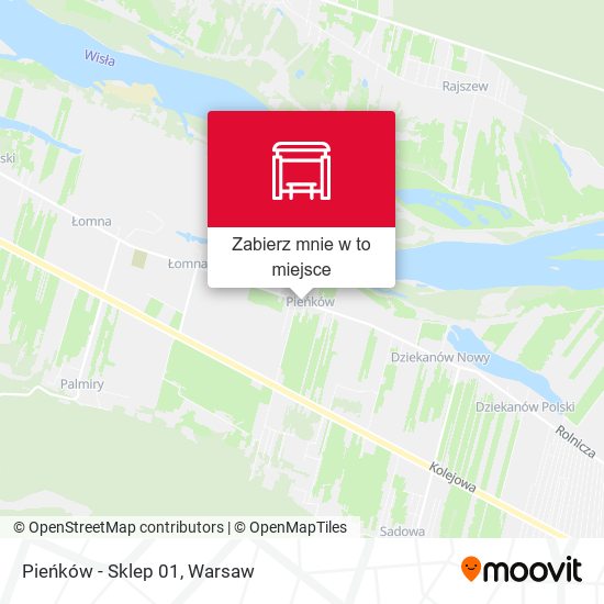 Mapa Pieńków - Sklep 01