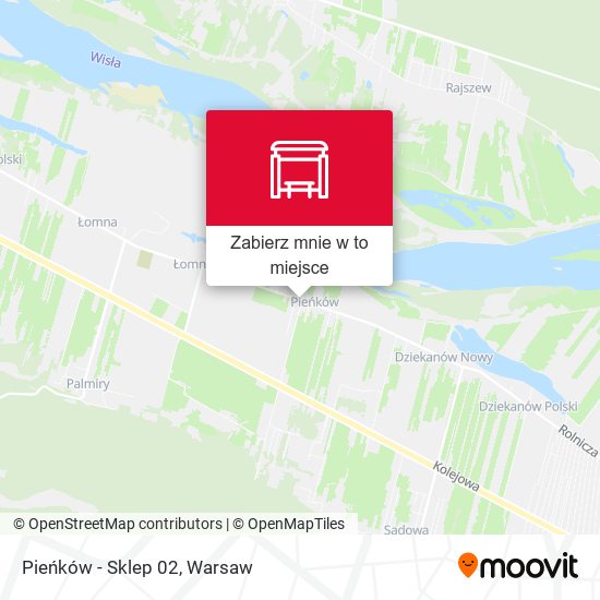 Mapa Pieńków - Sklep 02