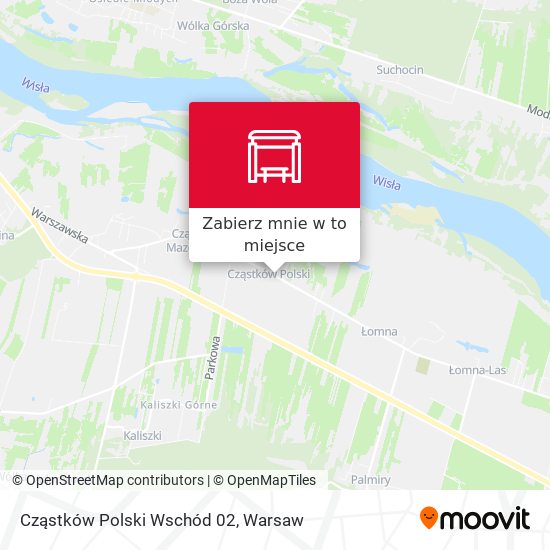 Mapa Cząstków Polski Wschód