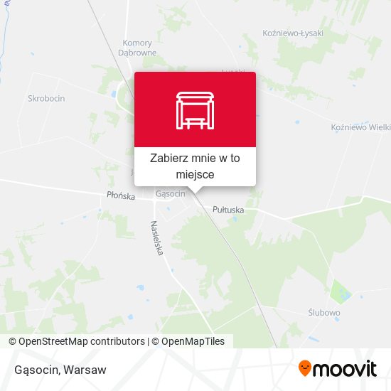 Mapa Gąsocin