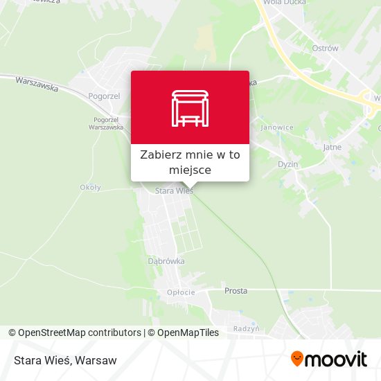 Mapa Stara Wieś