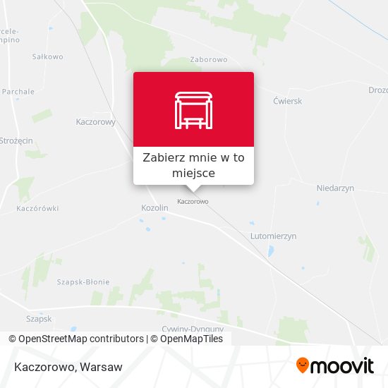 Mapa Kaczorowo