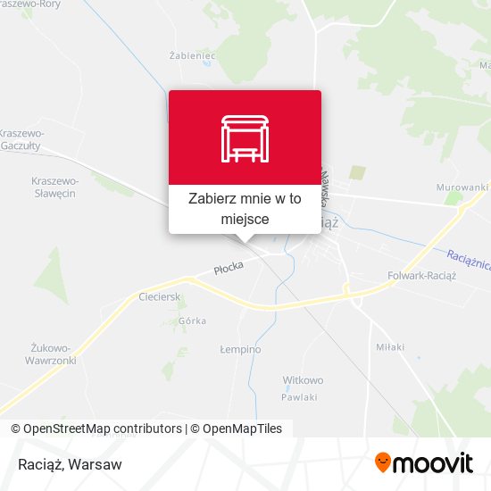 Mapa Raciąż